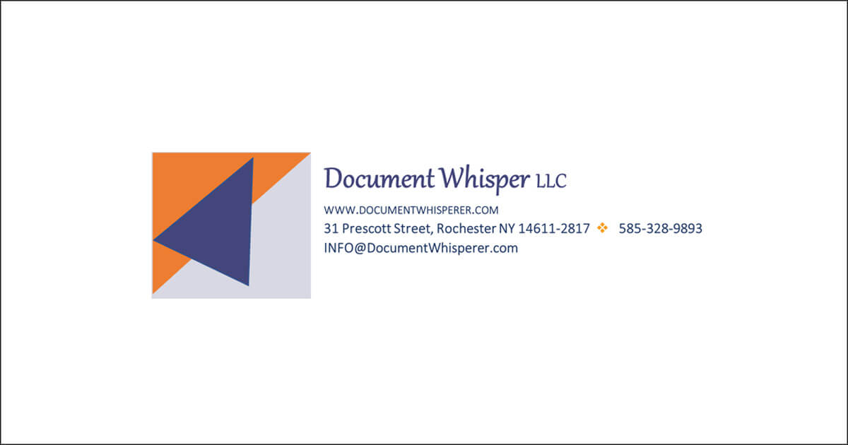Document Whisperer LLC